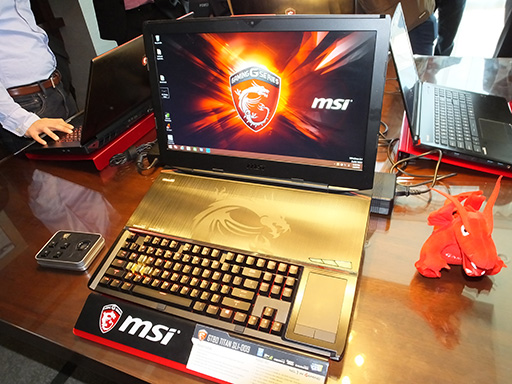 画像ギャラリー No.002のサムネイル画像 / ［CES 2015］MSI，PCIe 3.0 x16接続となる外付けグラフィックスボックス付きのゲーマー向け13インチノートPCを初公開