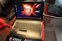 画像ギャラリー No.016のサムネイル画像 / ［CES 2015］MSI，PCIe 3.0 x16接続となる外付けグラフィックスボックス付きのゲーマー向け13インチノートPCを初公開