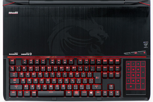 画像ギャラリー No.007のサムネイル画像 / メカニカルキーボード採用のMSI製ノートPC「GT80 Titan」ファーストインプレッション。この操作感はノートPCの枠を超えている