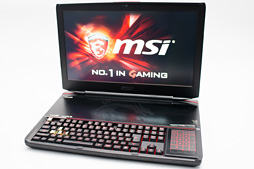 画像ギャラリー No.002のサムネイル画像 / メカニカルキーボード搭載のMSI製ノートPC「GT80 2QE Titan SLI」レビュー。実勢価格50万円の怪物をじっくりテストしてみた