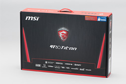 画像ギャラリー No.049のサムネイル画像 / メカニカルキーボード搭載のMSI製ノートPC「GT80 2QE Titan SLI」レビュー。実勢価格50万円の怪物をじっくりテストしてみた