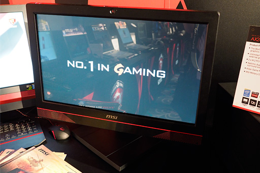 画像ギャラリー No.010のサムネイル画像 / ［COMPUTEX］ゲーマー向け液晶一体型PCがとうとう市販のグラフィックスカード増設に対応。MSIが展示