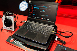 画像ギャラリー No.003のサムネイル画像 / ［COMPUTEX］MSIのノートPC用外付けグラフィックスボックスは，より小さく薄く，圧倒的に使いやすく進化