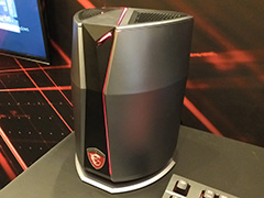［CES 2016］Mac Pro対抗？ GTX 980 SLI搭載の小さな樽型ゲームPCをMSIが披露。製品化を果たした「グラフィックスカード搭載可能な液晶一体型PC」も