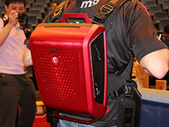 ［COMPUTEX］背負えるVR向けPC「Backpack PC」の実機がついに公開。MSI本社メディアツアーレポート