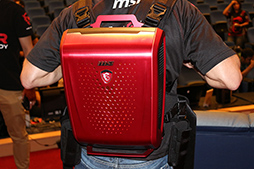 画像ギャラリー No.010のサムネイル画像 / ［COMPUTEX］背負えるVR向けPC「Backpack PC」の実機がついに公開。MSI本社メディアツアーレポート