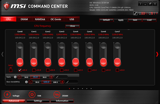 画像ギャラリー No.034のサムネイル画像 / Broadwell-E最適化を謳う高級マザーボード「X99A GODLIKE GAMING CARBON」の特徴をチェックしてみた