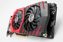 画像ギャラリー No.002のサムネイル画像 / MSI「GeForce GTX 1060 GAMING X 6G」を試す。「Twin Frozr VI」クーラー搭載カードは,静音動作を求める人向け