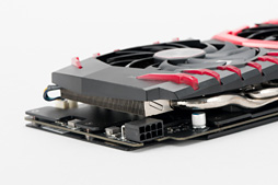 画像ギャラリー No.011のサムネイル画像 / MSI「GeForce GTX 1060 GAMING X 6G」を試す。「Twin Frozr VI」クーラー搭載カードは,静音動作を求める人向け