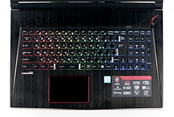 画像ギャラリー No.018のサムネイル画像 / MSI「GS73VR 6RF Stealth Pro」レビュー。薄型筐体にGTX 1060搭載のノートPC,その性能と発熱をチェックする