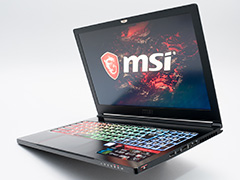 GTX 1060 6GB＋Kaby Lake-H搭載のMSI製ゲーマー向けノートPC「GS63VR 7RF Stealth Pro」をテスト
