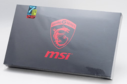 画像ギャラリー No.003のサムネイル画像 / GTX 1060 6GB＋Kaby Lake-H搭載のMSI製ゲーマー向けノートPC「GS63VR 7RF Stealth Pro」をテスト