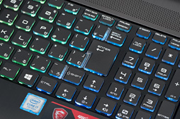 画像ギャラリー No.023のサムネイル画像 / GTX 1060 6GB＋Kaby Lake-H搭載のMSI製ゲーマー向けノートPC「GS63VR 7RF Stealth Pro」をテスト