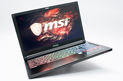 画像ギャラリー No.033のサムネイル画像 / GTX 1060 6GB＋Kaby Lake-H搭載のMSI製ゲーマー向けノートPC「GS63VR 7RF Stealth Pro」をテスト