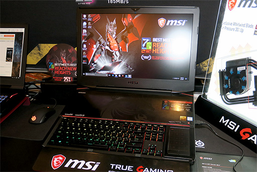 画像ギャラリー No.003のサムネイル画像 / ［CES 2017］VR対応製品を積極的に展開するMSIの新型ノートPCとデスクトップPCをチェック。小型PCは日本展開も期待