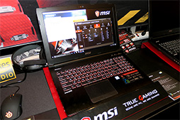 画像ギャラリー No.009のサムネイル画像 / ［CES 2017］VR対応製品を積極的に展開するMSIの新型ノートPCとデスクトップPCをチェック。小型PCは日本展開も期待