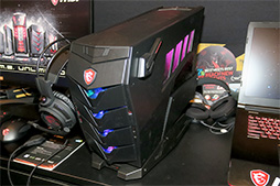 画像ギャラリー No.011のサムネイル画像 / ［CES 2017］VR対応製品を積極的に展開するMSIの新型ノートPCとデスクトップPCをチェック。小型PCは日本展開も期待