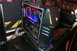 画像ギャラリー No.013のサムネイル画像 / ［CES 2017］VR対応製品を積極的に展開するMSIの新型ノートPCとデスクトップPCをチェック。小型PCは日本展開も期待