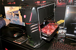 画像ギャラリー No.014のサムネイル画像 / ［CES 2017］VR対応製品を積極的に展開するMSIの新型ノートPCとデスクトップPCをチェック。小型PCは日本展開も期待
