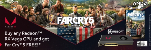 画像ギャラリー No.001のサムネイル画像 / MSI,Radeon RX Vega搭載カード購入で「Far Cry 5」製品版の無料クーポンがもらえるキャンペーン