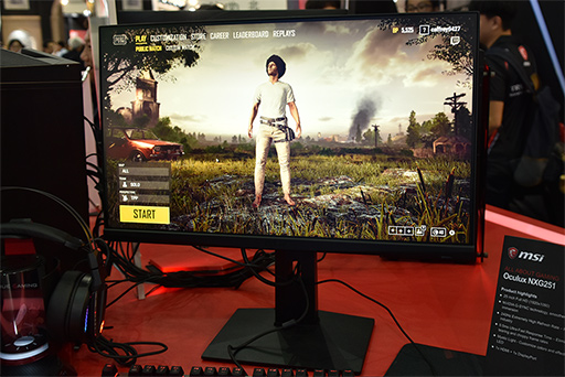 画像ギャラリー No.006のサムネイル画像 / ［COMPUTEX］MSIからもアスペクト比32：9の超横長ゲーマー向け液晶ディスプレイが登場