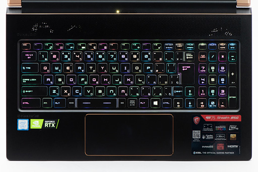画像ギャラリー No.018のサムネイル画像 / 【PR】RTX 2080 Max-Q搭載で厚さ19mmのMSI「GS75 Stealth 8SG」徹底検証。これはバトロワのための薄型ノートPCだ
