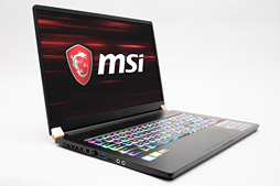 画像ギャラリー No.075のサムネイル画像 / 【PR】RTX 2080 Max-Q搭載で厚さ19mmのMSI「GS75 Stealth 8SG」徹底検証。これはバトロワのための薄型ノートPCだ