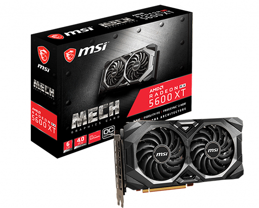 画像ギャラリー No.001のサムネイル画像 / MSI,2連ファン採用の独自クーラーを搭載するRX 5600 XTカードを発売