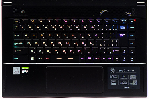 画像ギャラリー No.014のサムネイル画像 / 【PR】MSIのゲームノートPC「GS66 Stealth」の魅力とは? 硬派なデザインの薄型軽量ボディと現状最高クラスの性能が融合する