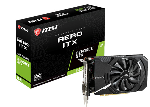 画像ギャラリー No.001のサムネイル画像 / MSI,全長170mmのショート基板を採用したGTX 1650カードを発売