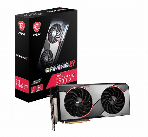 画像ギャラリー No.001のサムネイル画像 / MSI,独自2連ファンクーラー搭載のRX 5700 XTカード2製品を発売