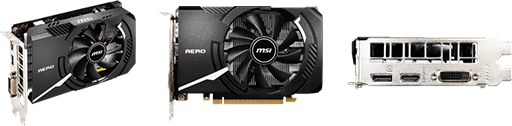 画像ギャラリー No.002のサムネイル画像 / MSI，ショート基板を採用したGDDR6メモリ版GTX 1650カードを発売