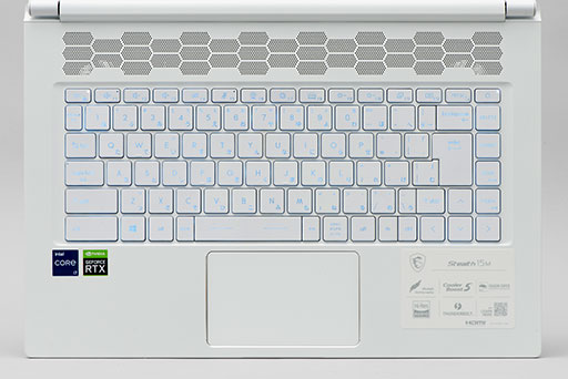 画像ギャラリー No.010のサムネイル画像 / 【PR】MSIの超薄型・軽量ノートPC「Stealth 15M」は,重量約1.69kgで真に持ち歩けるゲーマー向けモバイルPCだ