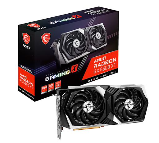 画像ギャラリー No.001のサムネイル画像 / MSI,独自クーラー採用でOC仕様のRadeon RX 6600 XTカードを発売