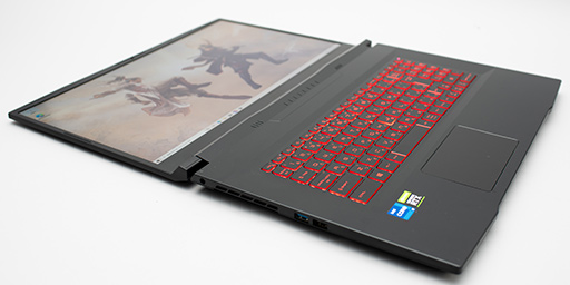 画像ギャラリー No.017のサムネイル画像 / 【PR】約17万円で買えるMSI製ゲームノートPC「Katana GF76」は,ゲームはもちろん非ゲーム用途でも価格対性能比に優れる1台だ