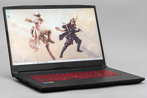 画像ギャラリー No.066のサムネイル画像 / 【PR】約17万円で買えるMSI製ゲームノートPC「Katana GF76」は,ゲームはもちろん非ゲーム用途でも価格対性能比に優れる1台だ