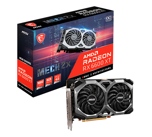 画像ギャラリー No.001のサムネイル画像 / MSI,既存製品と比べてコンパクトなRX 6600 XTカードを数量限定で発売