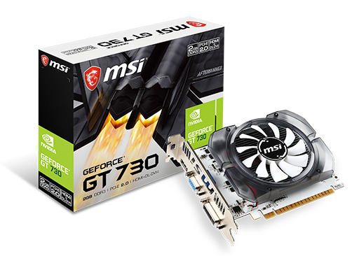 画像ギャラリー No.001のサムネイル画像 / MSI，シングルファンでカード長約152mmのGT 730搭載カードを発売