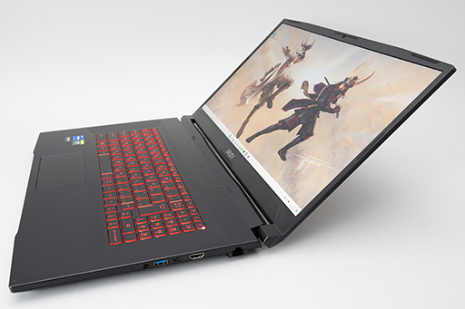 画像ギャラリー No.016のサムネイル画像 / 【PR】MSIの17.3型ゲームノートPC「Katana GF76 12U」は，第12世代Core i7とRTX 3070 Ti搭載で生まれ変わった高性能マシンだ