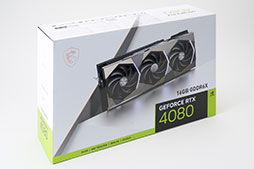 画像ギャラリー No.004のサムネイル画像 / 【PR】MSIの「GeForce RTX 4080 16GB SUPRIM X」は，高機能かつ高性能なRTX 4080カードを求めるなら選ぶ価値あり！
