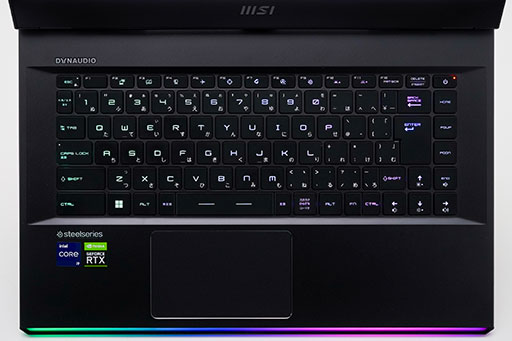 画像ギャラリー No.017のサムネイル画像 / 【PR】MSIのノートPC「Raider GE67 HX 12U」は，ハイエンドの性能を切実に求めるゲーマーやクリエイターに最適のゲームPCだ