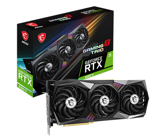 画像ギャラリー No.001のサムネイル画像 / MSI,GDDR6Xメモリ版RTX 3060 Ti搭載グラフィックスカードを発売