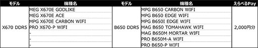 画像ギャラリー No.003のサムネイル画像 / MSI,対象製品のレビュー投稿で最大2000円分の「えらべるPay」がもらえるキャンペーン