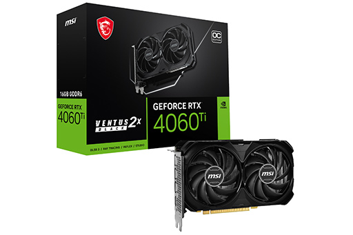 画像ギャラリー No.003のサムネイル画像 / カード長199mmの短尺版も登場。メモリ16GB版「GeForce RTX 4060 Ti」搭載カード2製品がMSIから