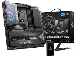 画像ギャラリー No.004のサムネイル画像 / 第14世代Core対応ゲーマー向けマザーボードがMSIから発売に。約20万円の「GODLIKE MAX」など計3製品をラインナップ