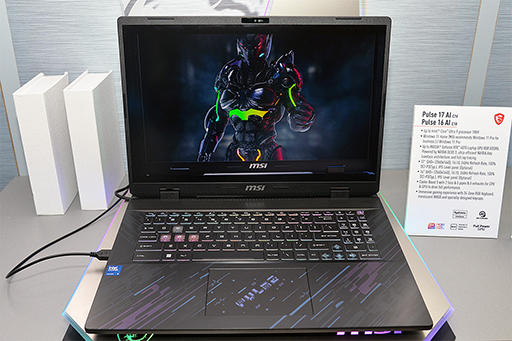 画像ギャラリー No.003のサムネイル画像 / 2024年のMSIは,Core Ultra搭載ノートや有機ELディスプレイに注力。新製品をまとめて紹介