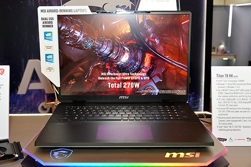 画像ギャラリー No.004のサムネイル画像 / 2024年のMSIは,Core Ultra搭載ノートや有機ELディスプレイに注力。新製品をまとめて紹介
