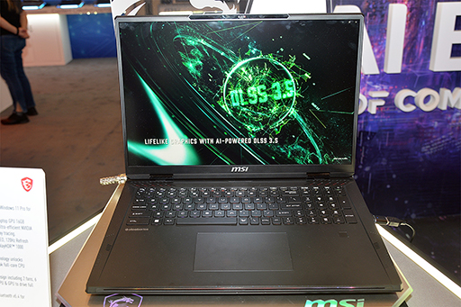 画像ギャラリー No.006のサムネイル画像 / 2024年のMSIは,Core Ultra搭載ノートや有機ELディスプレイに注力。新製品をまとめて紹介