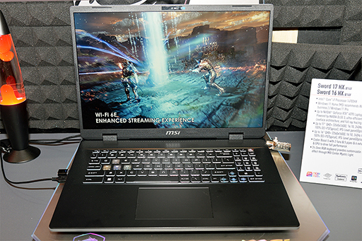 画像ギャラリー No.009のサムネイル画像 / 2024年のMSIは,Core Ultra搭載ノートや有機ELディスプレイに注力。新製品をまとめて紹介