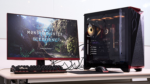 画像ギャラリー No.039のサムネイル画像 / 「MSI×モンハン20周年記念」コラボのPCパーツでゲームPCを自作！　ファン垂涎のPCでアイスボーンをプレイしてみた【PR】